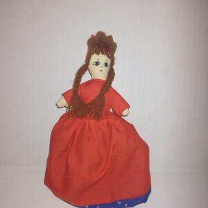 Vintage Topsy Turvy Doll Red Riding Hood Granny 8" Flip Toy